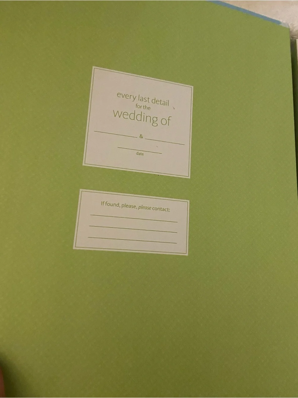 The Knot Ultimate Wedding Planner & Organizer spiral New - see description